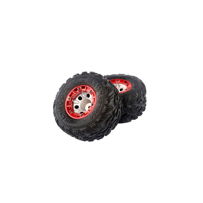 2 pcs 100mm Speed Car Tire Wheel Monster Truck Wheels Auto Upgrade Parts For 1/12 RC car Wltoys 12428 FY-03