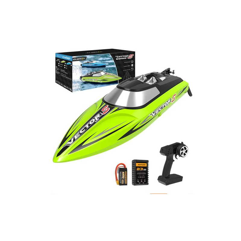 Brushless RC Boats 30+MPH 17.7" High Speed Remote Control Boat with Rechargeable Battery for Lakes, 2.4 GHz Fast RC
