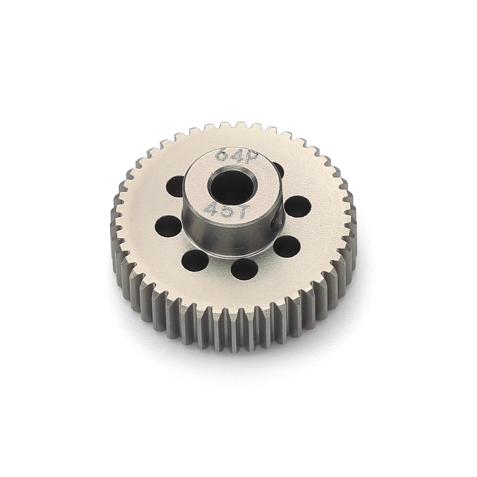 1PCS Metal Gears 64P Motor Teeth 7075 Aluminum Hardening Treatment 21T-54T for 1/10 RC Car Parts