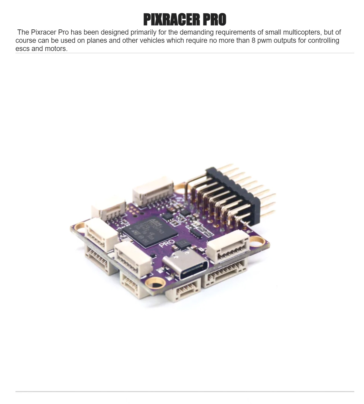 Pix Raptor Flight Controller Pixracer PRO AutoPilot Xracer PX4 Pixhawk Flight Controller for RC ...