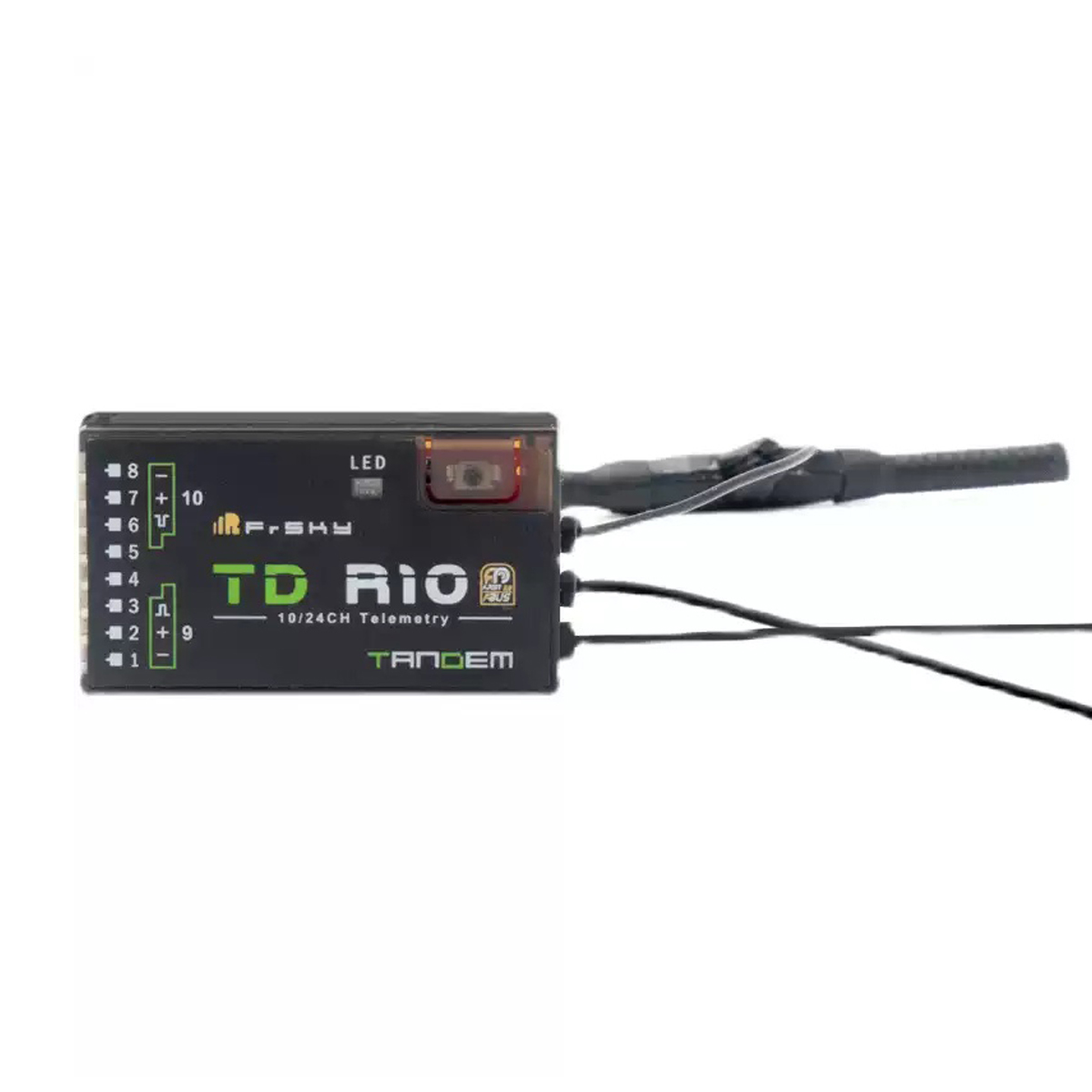 FrSky TD R10 2.4GHz 900MHz Dual Frequency Receiver 10CH PWM Channel Receiver For Remote Control Airplane Helicopter Drone