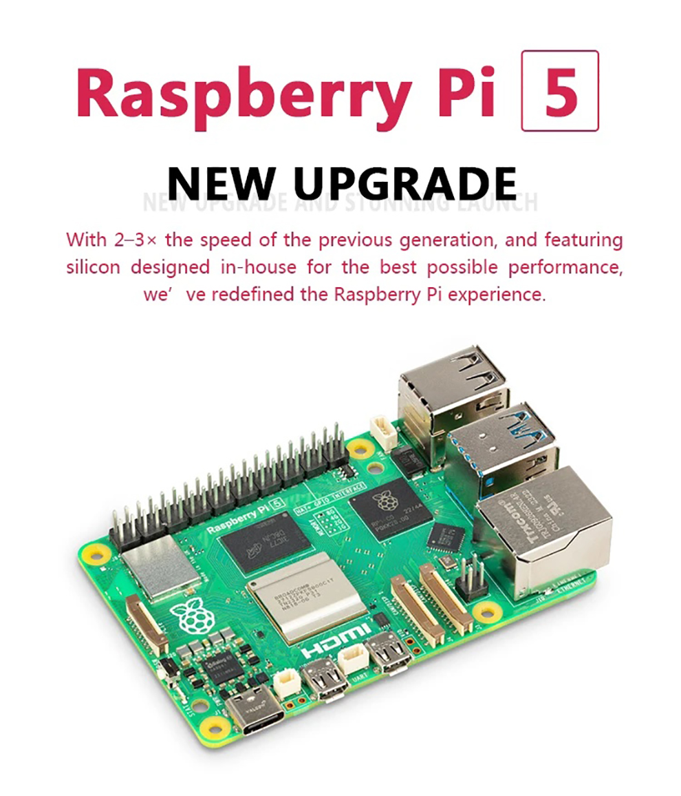 Raspberry Pi 5 8GB Development Board Broadcom BCM2712 Python ...