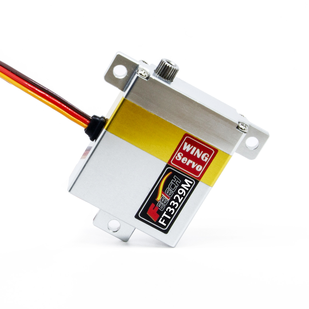 Feetech FT3329M 7.4V 10kg Metal Gear 250 Degree Coreless Motor Slim Wing Servo for RC  Car Toy Robot