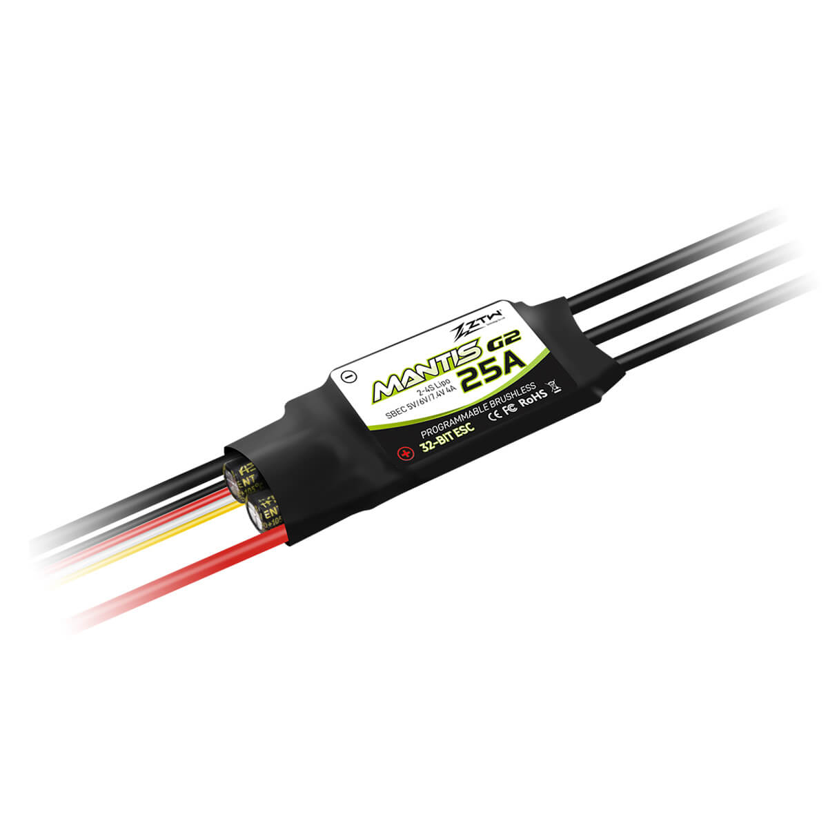 ZTW Mantis G2 25A/35A/45A ESC with SBEC 32-Bit Brushless Speed Controller for RC Airplane Fixed-wing