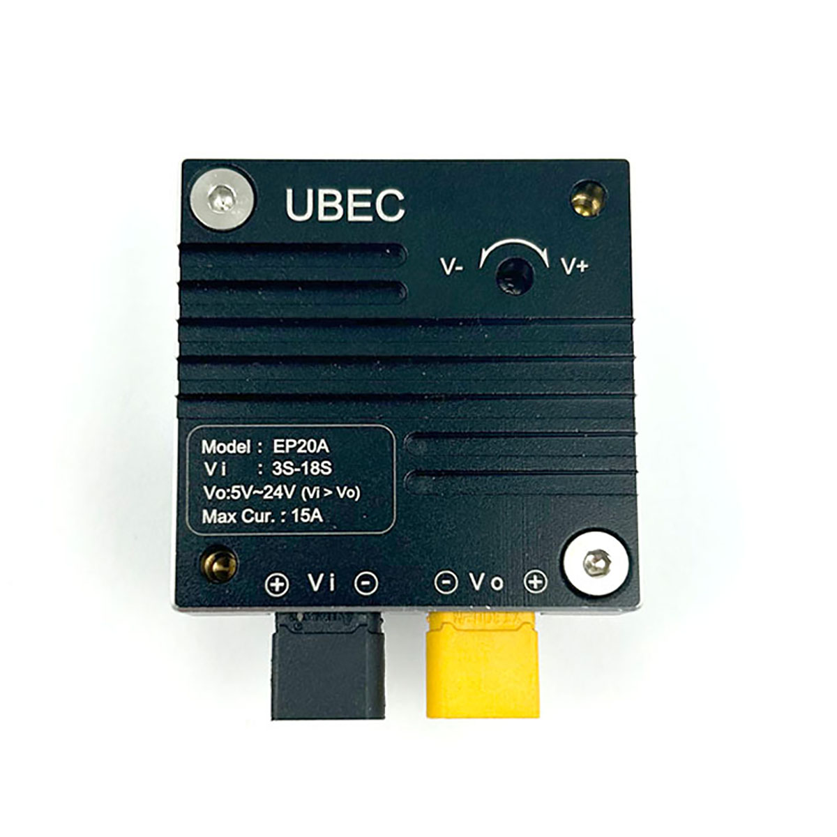 JMRRC EP20A Input 3-18S UBEC DC Power Supply Module 5-24V Output Voltage Regulator Modular for RC Model