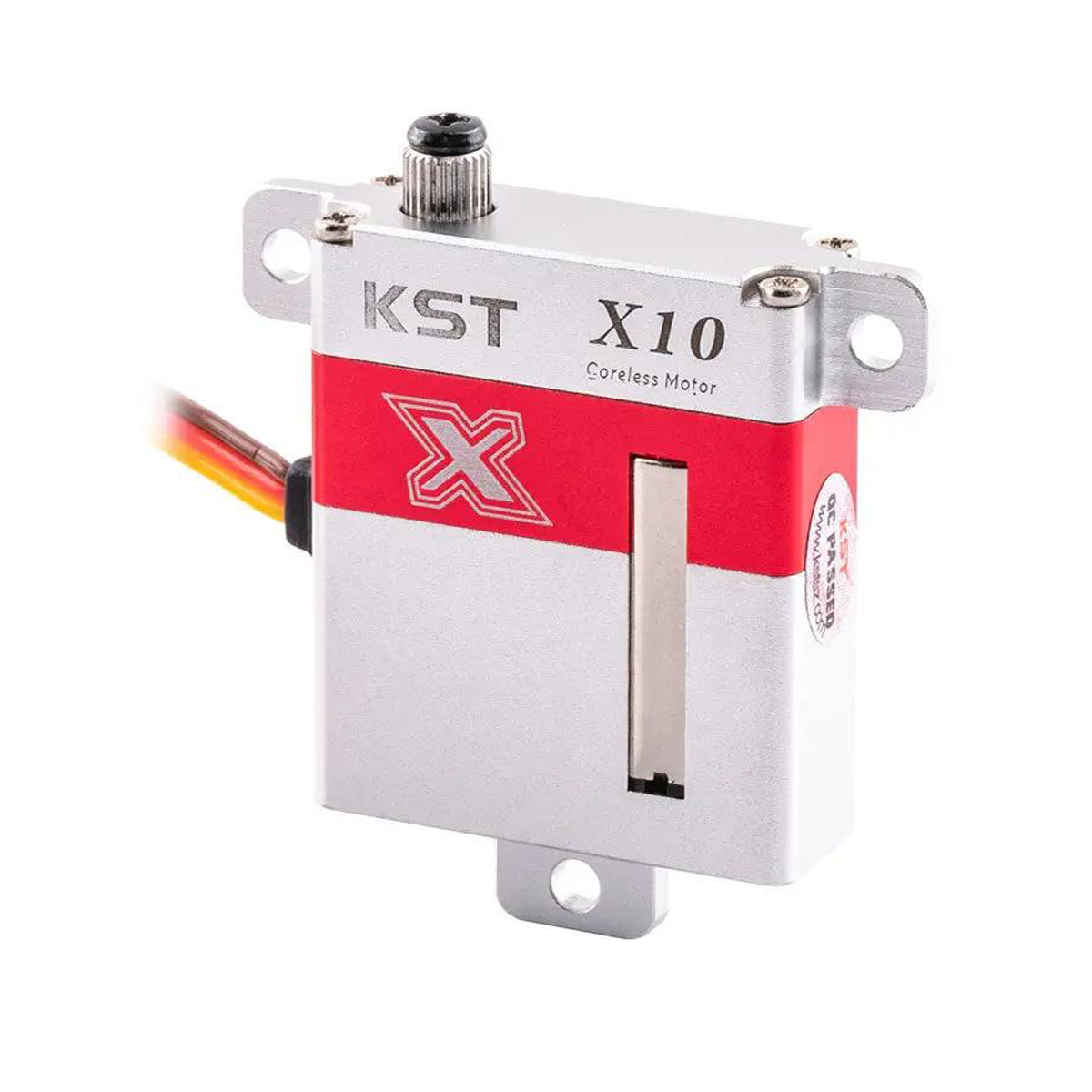 KST X10 V8.0 Metal Gear Aluminum Case Digital Servo 10.8kg.cm 0.10sec for RC Gliders Helicopter