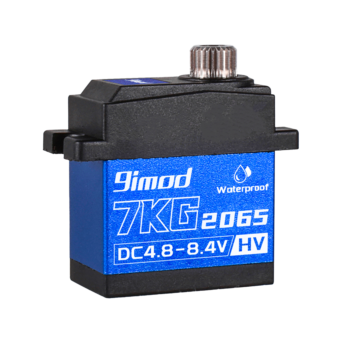 9imod 8.4V 7kg 2065 Metal Gear Core Motor Waterproof Mini Digital Servo for 1/18 RC Car Crawle Truck